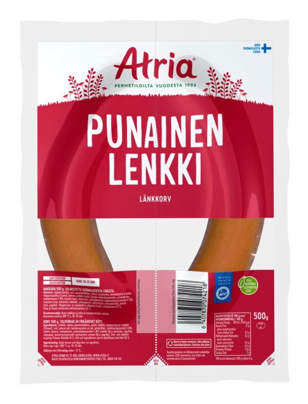 Atria Punainen lenkki, 500g